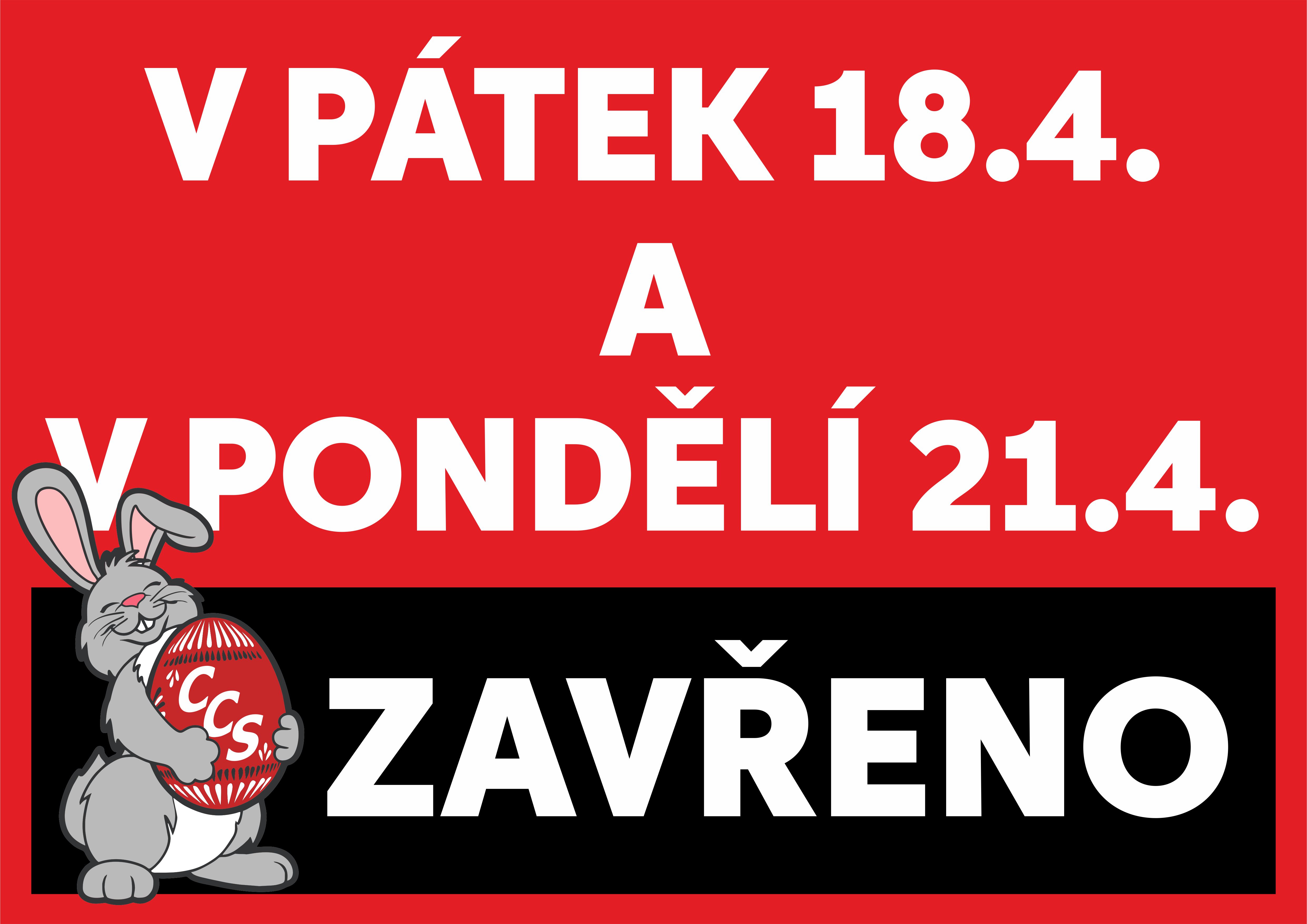 VELIKONOC zavreno
